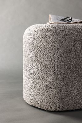 Venture Home Peg Puff - Elegant Sittpuff i Boucle
