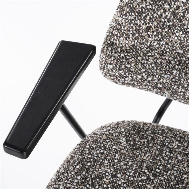 Eleonora Stol Jon med Armstöd - Taupe Maywood Mullvad