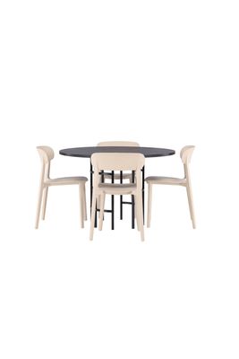 Venture Home Matgrupp Copenhagen med 4 st Åstol Matstolar