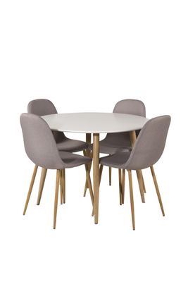 Venture Home Matgrupp Plaza med stolarna Polar