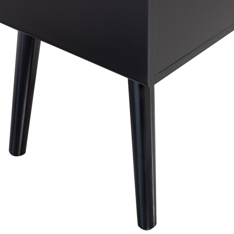 WOOOD Ozzy Sängbord MDF Svart