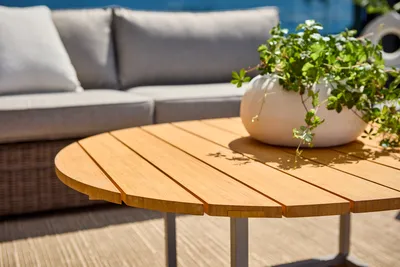 Brafab Olive Soffbord 80x110 cm Khaki/Bamboo