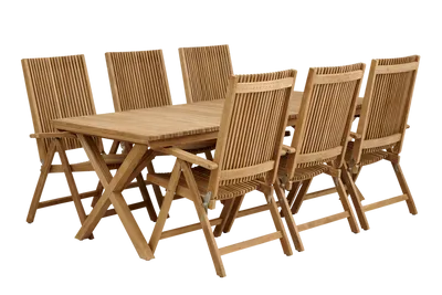 Brafab Julita Positionsstol i Naturteak