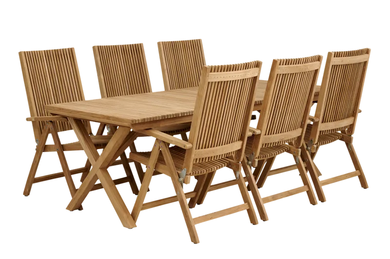 Brafab Julita Positionsstol i Naturteak