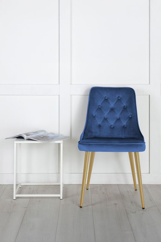 Venture Home Velvet Deluxe Matstol 2-pack