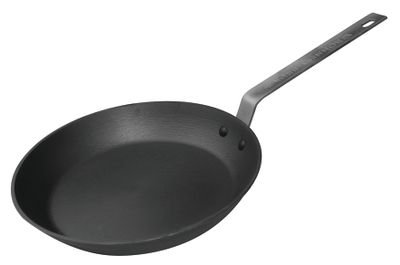 Ronneby Bruk, Lättviktsgjutjärn Stekpanna 28 cm – Smidesskaft