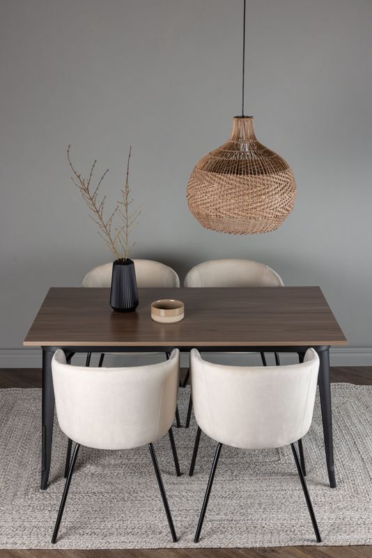 Venture Home Matgrupp Tempe med 4st Matstolar Berit