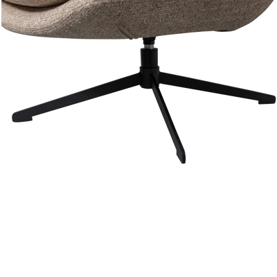 WOOOD Milaro Svängbar Fåtölj i Naturlig Melange