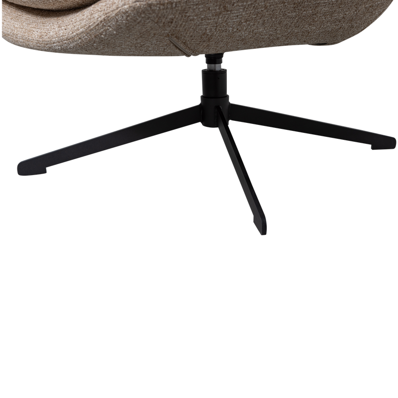 WOOOD Milaro Svängbar Fåtölj i Naturlig Melange