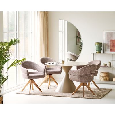 House Nordic Annecy Matbord Sand 120x120x76 cm