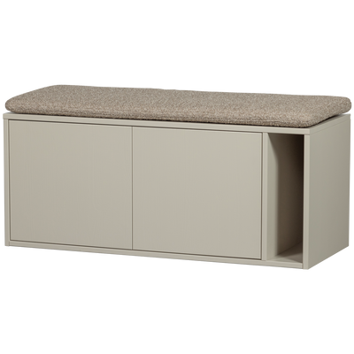 vtwonen SETTLE DOWN TV-bänk/Bänk 108 cm Dust med sittdyna [FSC]