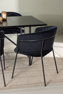 Venture Home Matgrupp Astrid med stolarna Selma