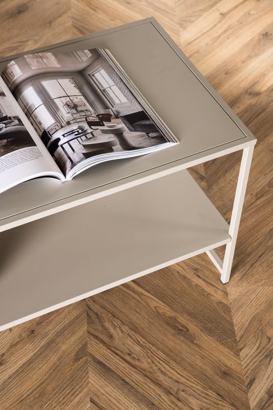 Venture Home Staal Soffbord i Beige Stål