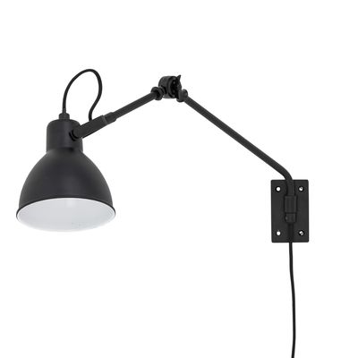 Bloomingville Jili Vägglampa, Svart, Metall, L53xH37xW15 cm