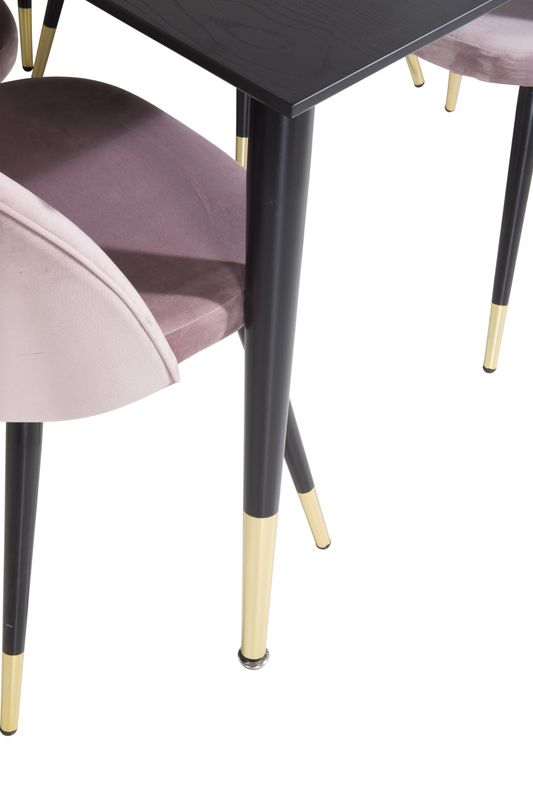 Venture Home Matgrupp Dipp med stolarna Velvet