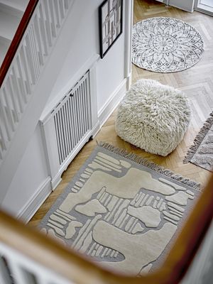 Bloomingville Lomba Sittpuff, Natur, Ull