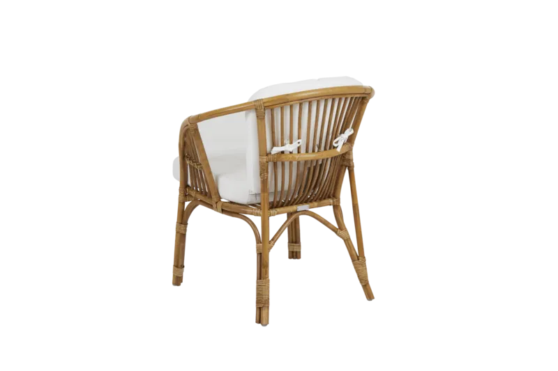 Brafab Astrakan Rottingfåtölj Natur/Vit