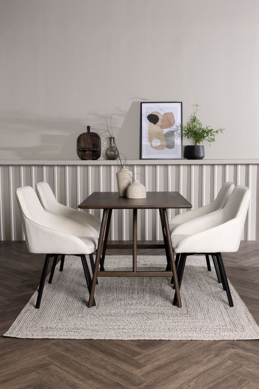 Venture Home Matgrupp Kaseindon med Rosie-stolar