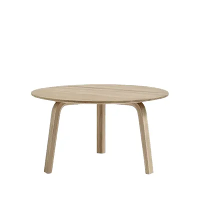 HAY Bella soffbord Lacquered oak, Ø60x32 cm