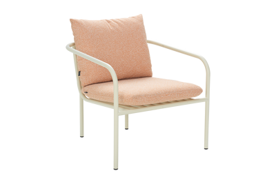 Brafab Bendt fåtölj Pearl White/Teddy Orange