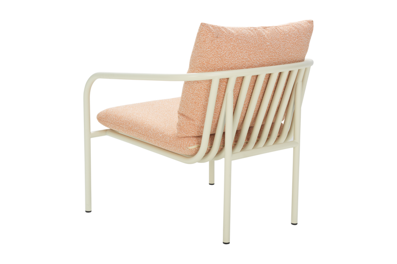 Brafab Bendt fåtölj Pearl White/Teddy Orange