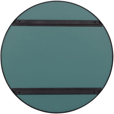 WOOOD Doutzen Rund Spegel Ø80 cm Svart Metall