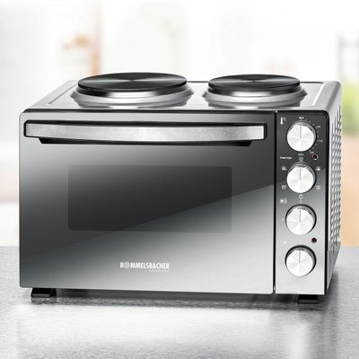 Rommelsbacher Bänkspis med plattor KM 3300  30L Spegelglas 3250W