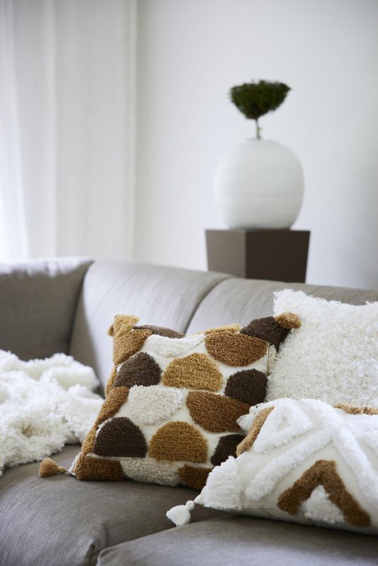 Svanefors Billie Kuddfodral Brun 45x45 cm