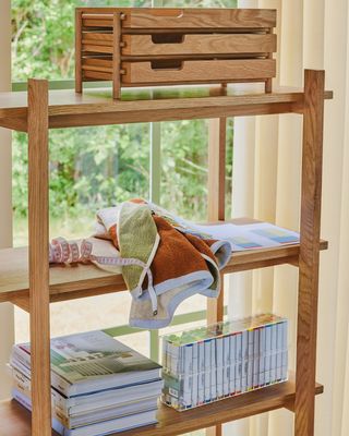 Hübsch Epoch Hyllenhet Natur 80x39xh150cm