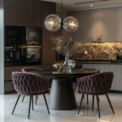 Homerebels Matstol taupe