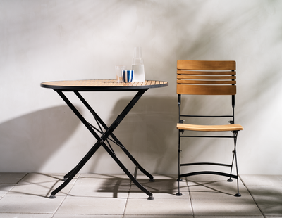 Brafab Brewer Matstol Svart/Teak