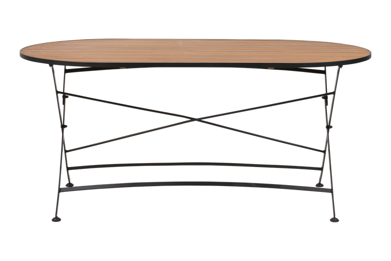 Brafab Brewer Matbord Svart/Teak
