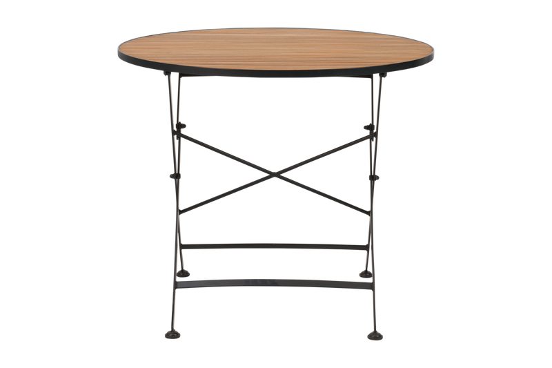 Brafab Brewer Matbord Svart/Teak
