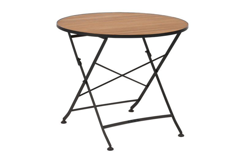 Brafab Brewer Matbord Svart/Teak