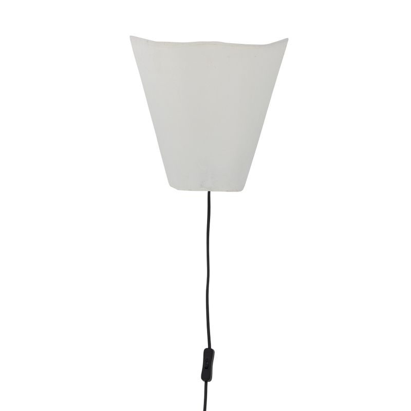 Bloomingville Janese Vägglampa, Vit, Papper, L28xH28xW14 cm
