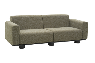 Brafab Bolster soffa Antracit / Teddy Verde