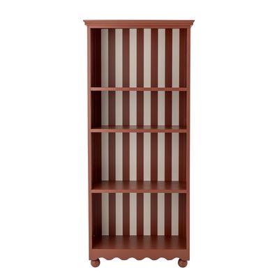 Bloomingville Sasha Bokhylla, Röd, MDF, L66xH152xW32 cm