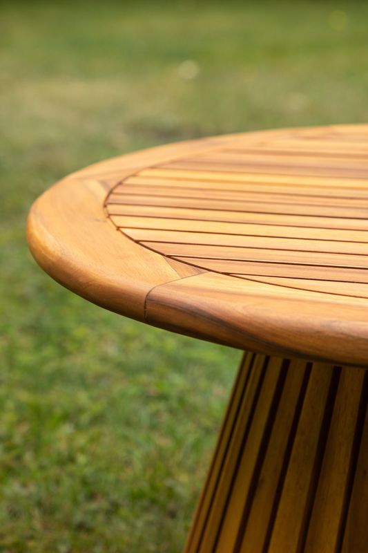 Venture Home Lumpur Runt Matbord i Teak