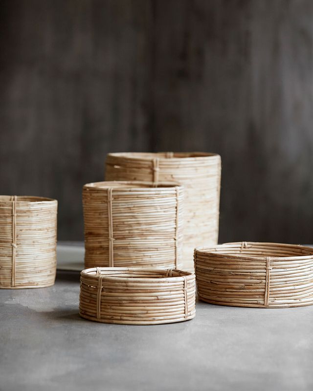 House Doctor Chaka Korgset i Naturmaterial