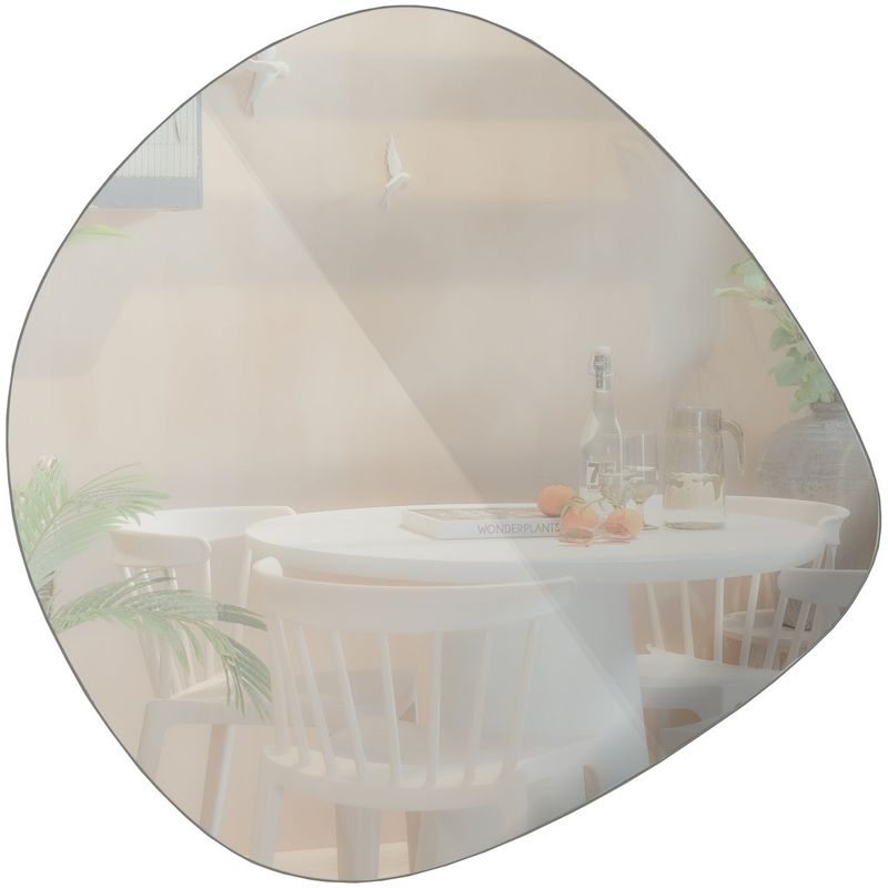 WOOOD Philou Spegel Svart 60x59 cm 4 st