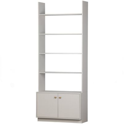 WOOOD Madu Bokhylla i Gran Cloud Grey