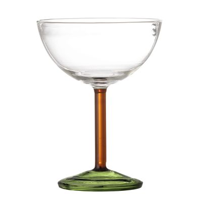 Bloomingville Martine Cocktail Glas, Grön, Glas - 6-pack