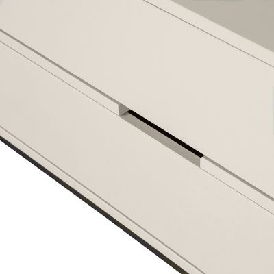 WOOOD SILAS TV-bänk 180 cm i grått trä [FSC-certifierad]