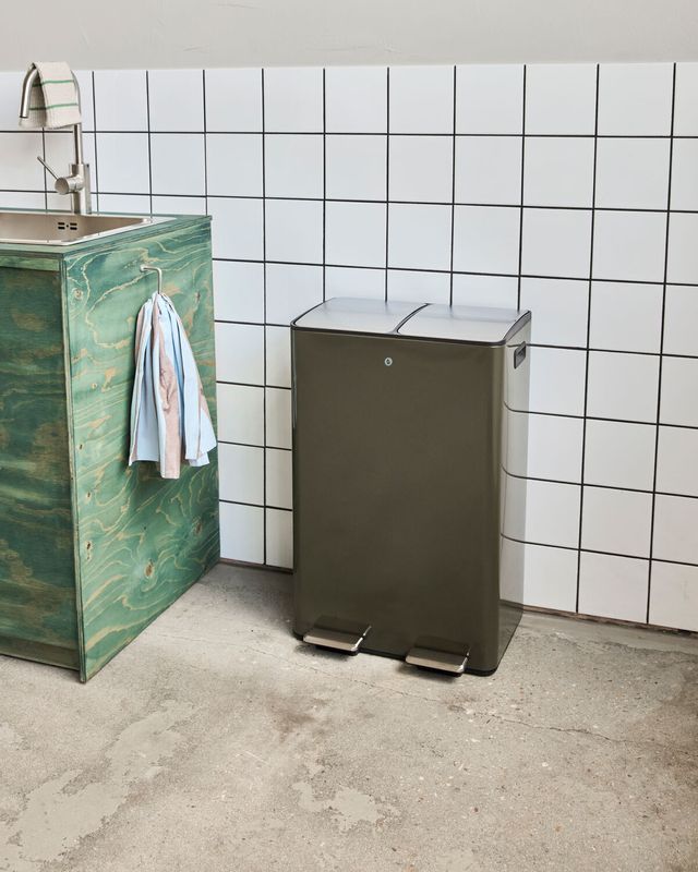 House Doctor Sort Papperskorg Djupgrön Deep