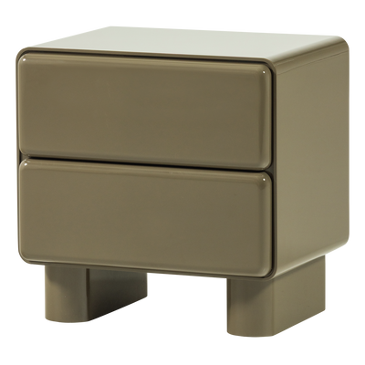 WOOOD Lustra Byrå/Nattduksbord Grön Högblank