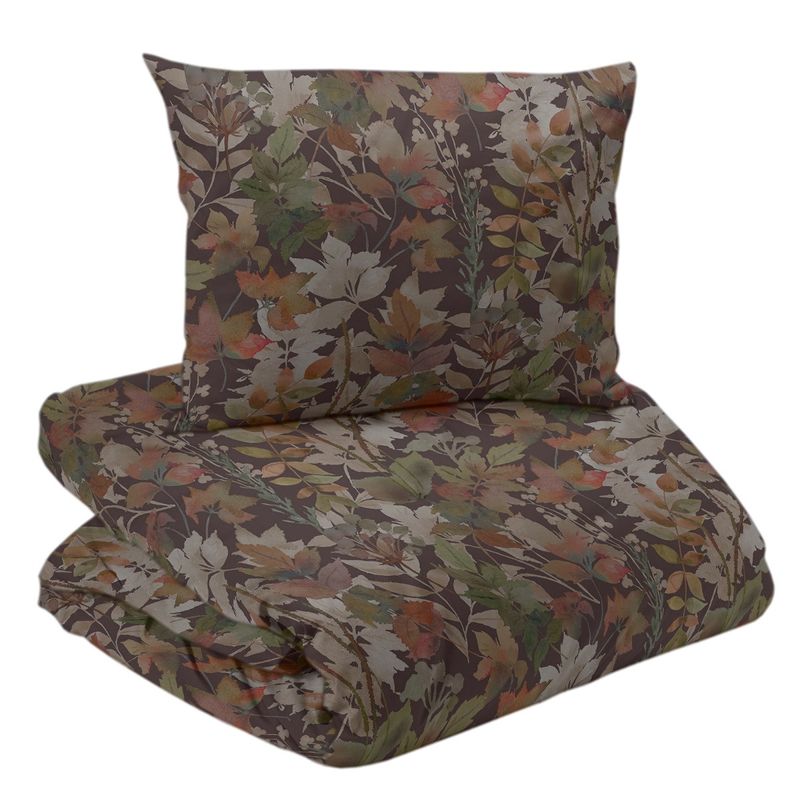 Redlunds Palermo Påslakanset Multi/Mörkbrun 150x210 50x60 cm