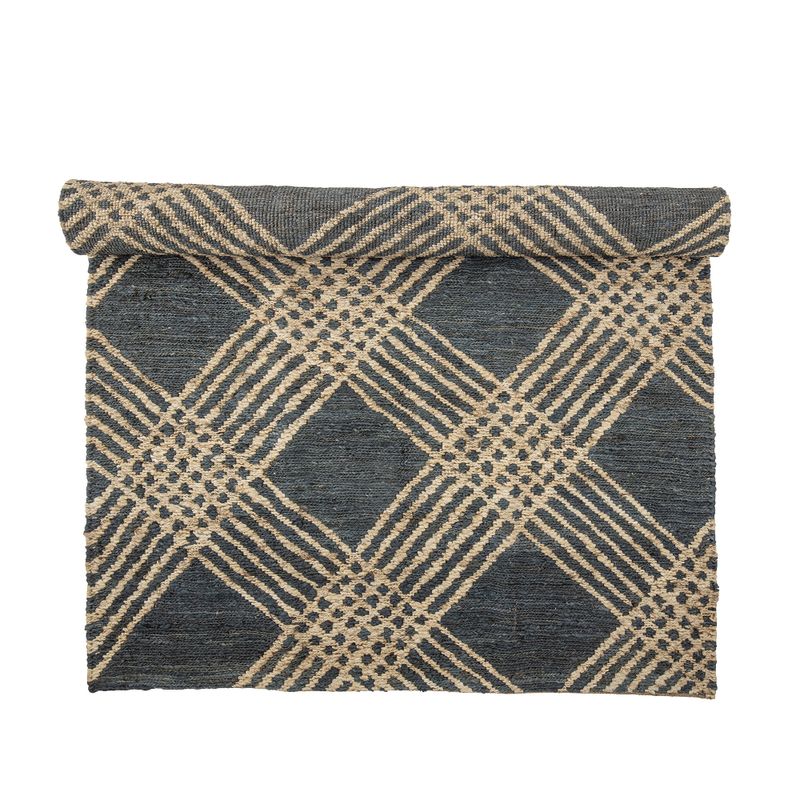 Bloomingville Cat matta, svart, jute