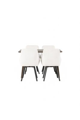 Venture Home Matgrupp Kaseindon med Rosie-stolar