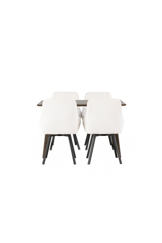 Venture Home Matgrupp Kaseindon med Rosie-stolar