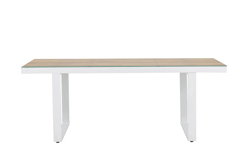 Venture Home Merlo Matbord i Aluminium och Glas